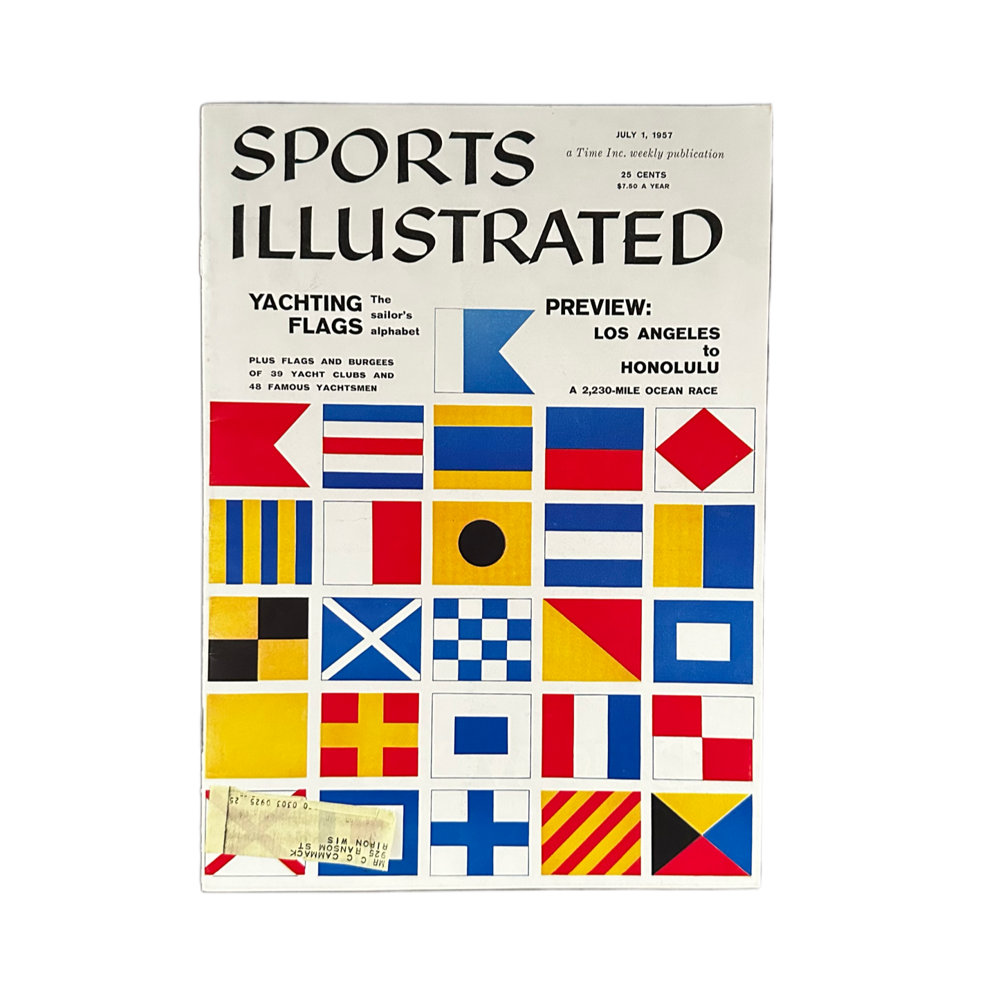 Sports Illustrated Yachting Flags (1957)