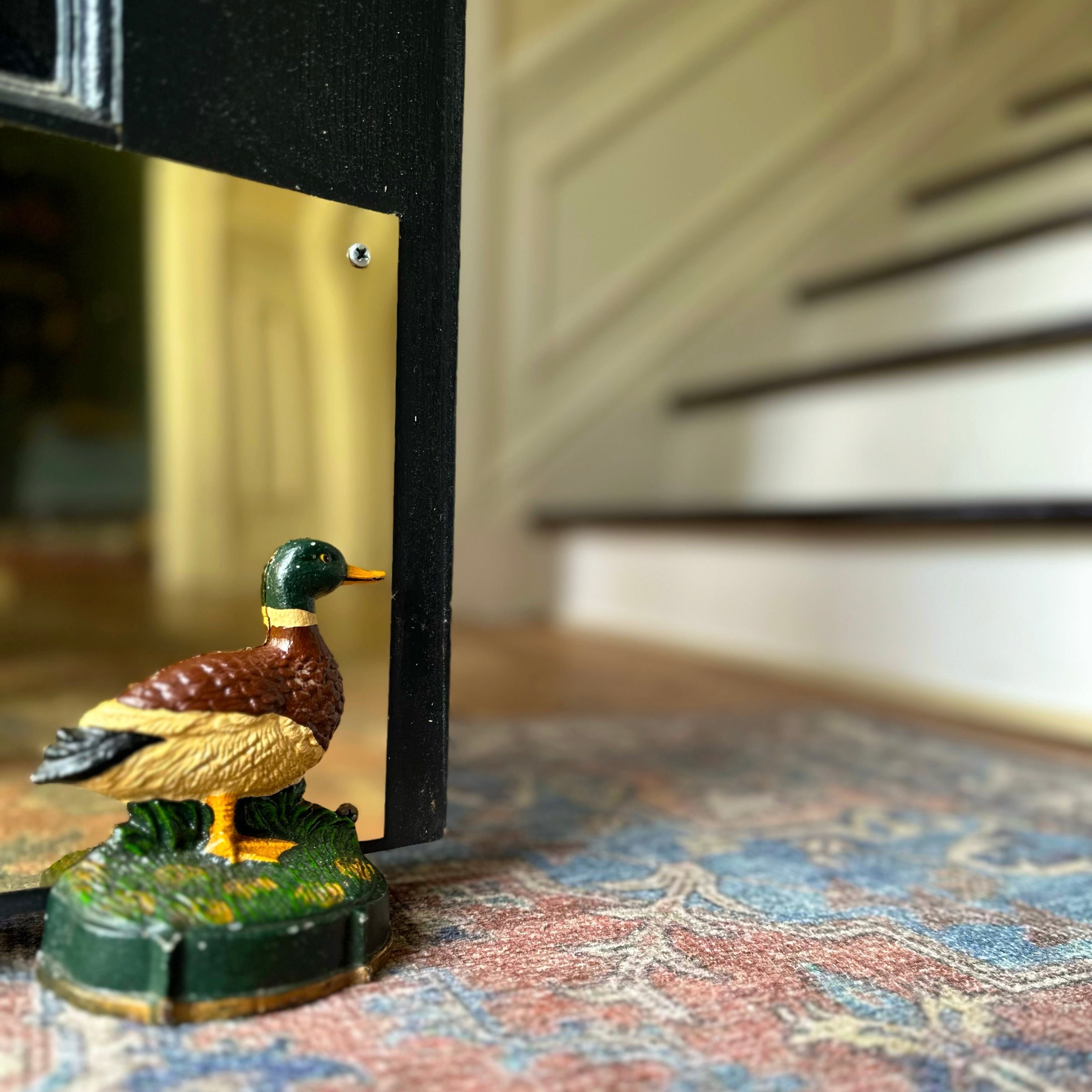 M&K Vintage - Mallard Cast Iron Door Stop (1970s)