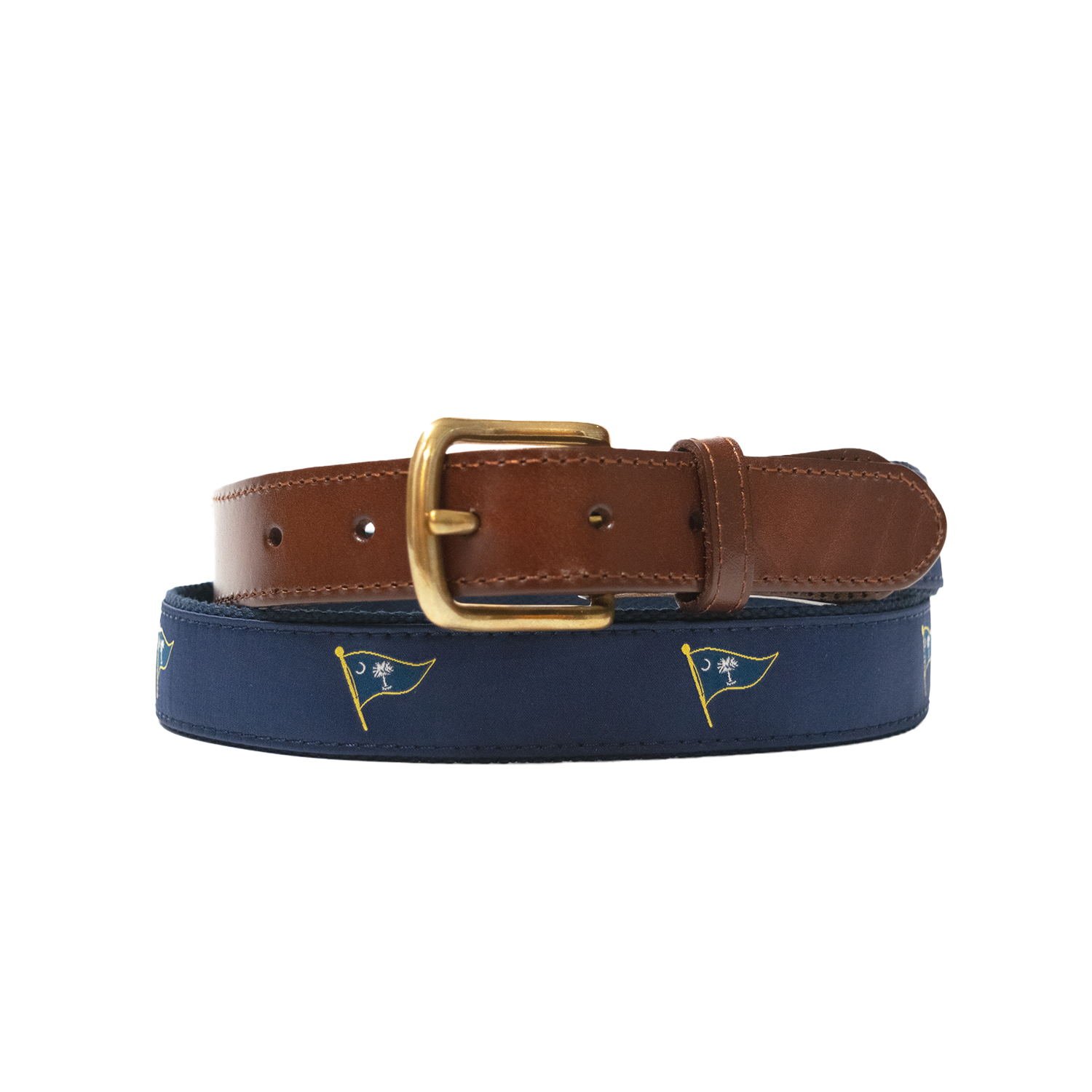 Carolina Burgee Motif Belt (SS22)