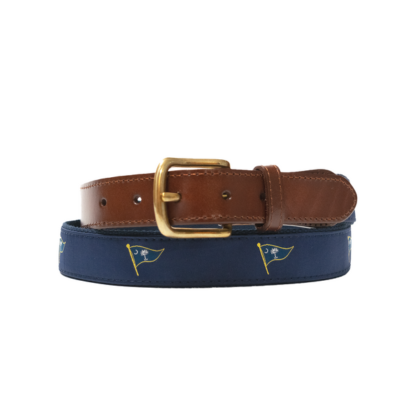 Carolina Burgee Motif Belt