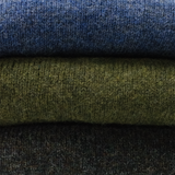 Charcoal Scottish Shetland Wool Sweater