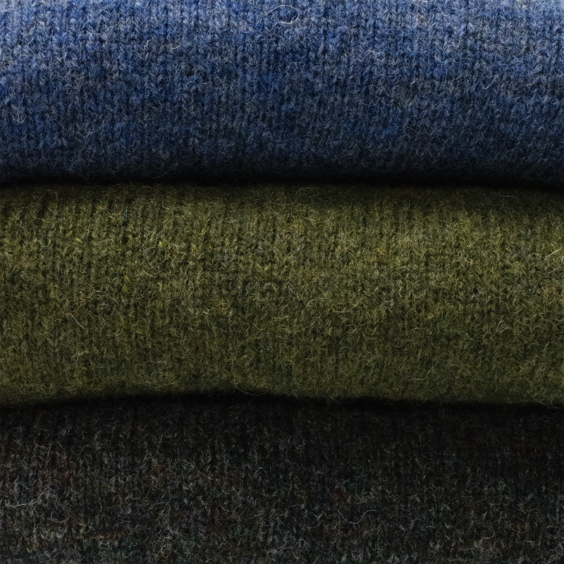 Charcoal Scottish Shetland Wool Sweater