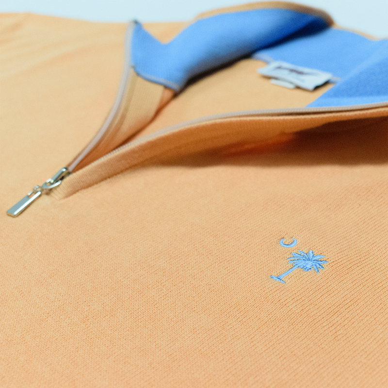 Dreamsicle Lightweight Quarter Zip Sweater