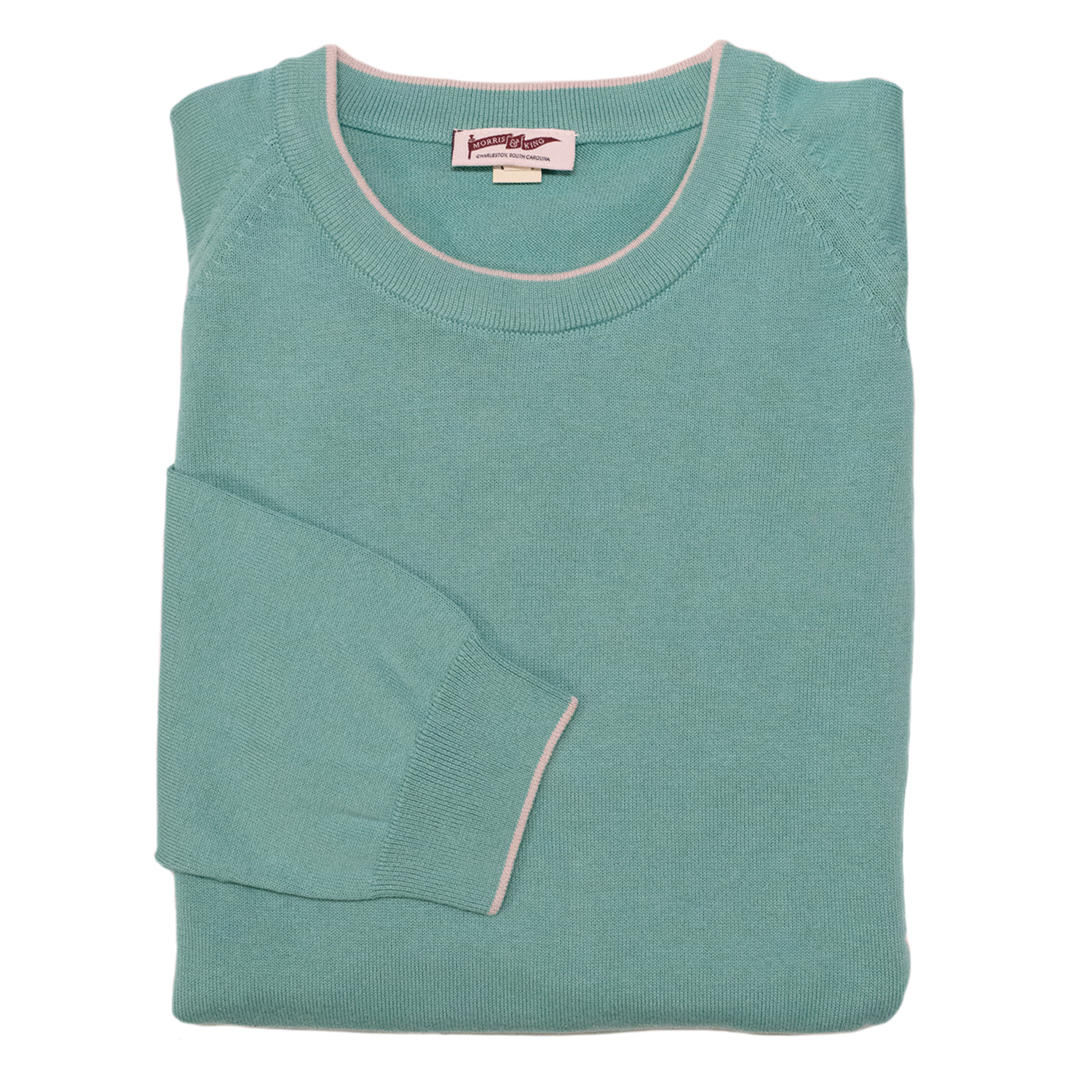Light Green / Platinum Tipped Lightweight Sweater