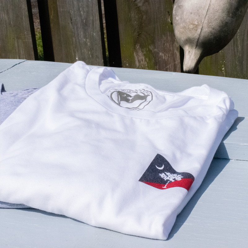 White Palmetto & Crescent Burgee T-Shirt