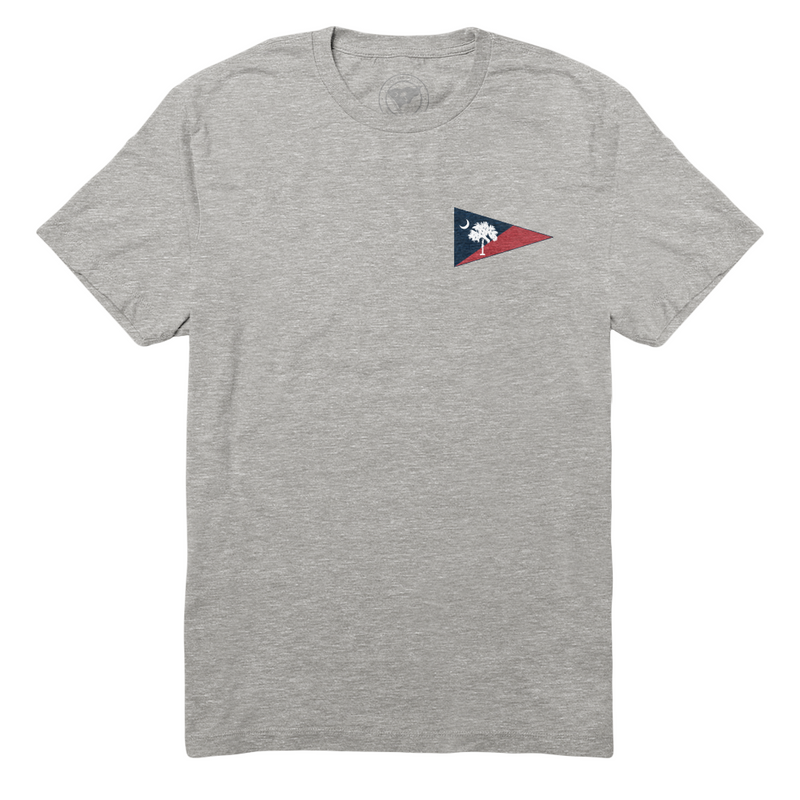 Grey Palmetto & Crescent Burgee T-Shirt