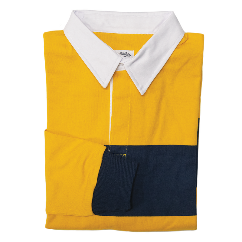 Yellow / Navy Stripe Rugby Shirt