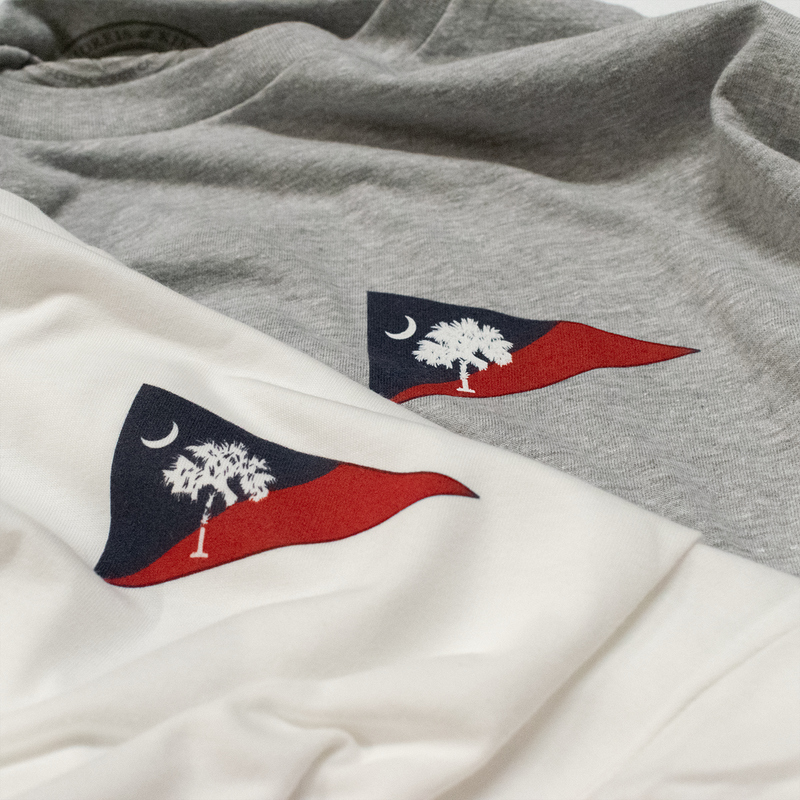 White Palmetto & Crescent Burgee T-Shirt