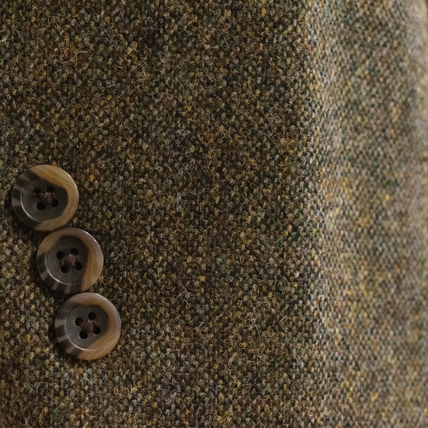 Olive Shetland Wool Sport Coat