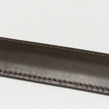 1-1/8" Brown French Calf Classic Leather Belt