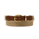 Khaki Woven Cotton Belt