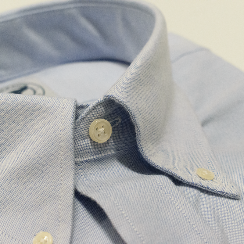 Morris & King Blue Oxford Button Down Shirt - Classic Fit