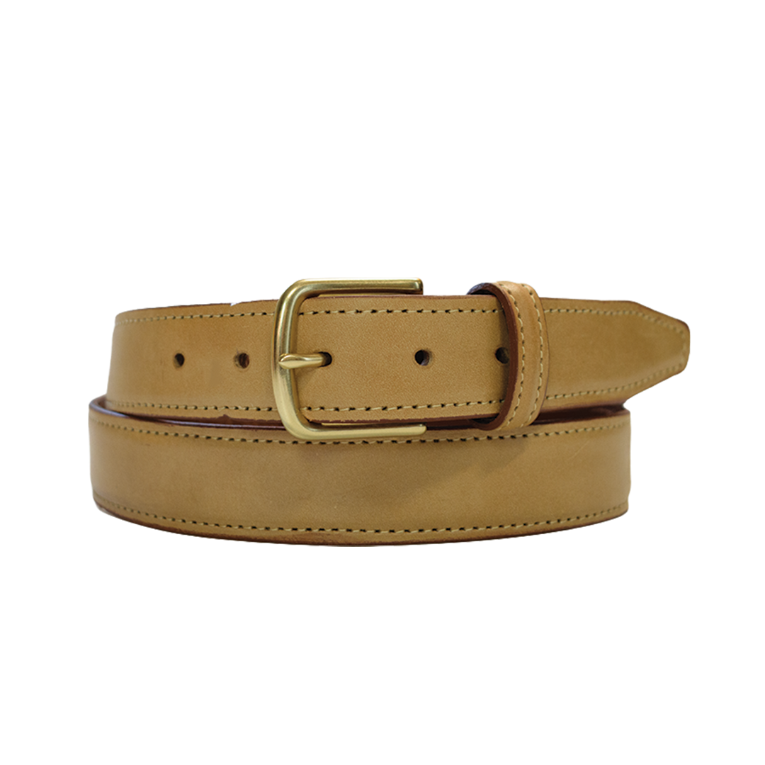 1-1/4" London Tan English Bridle Classic Leather Belt