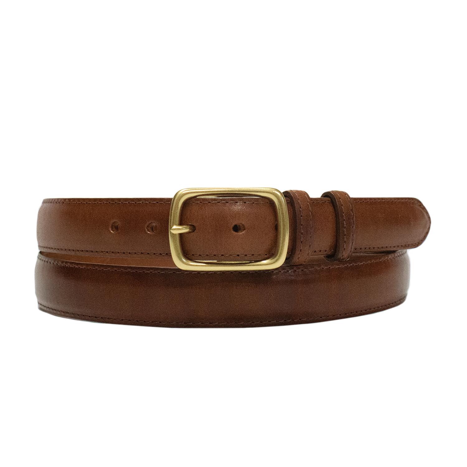 1" Brown Latigo Classic Leather Belt