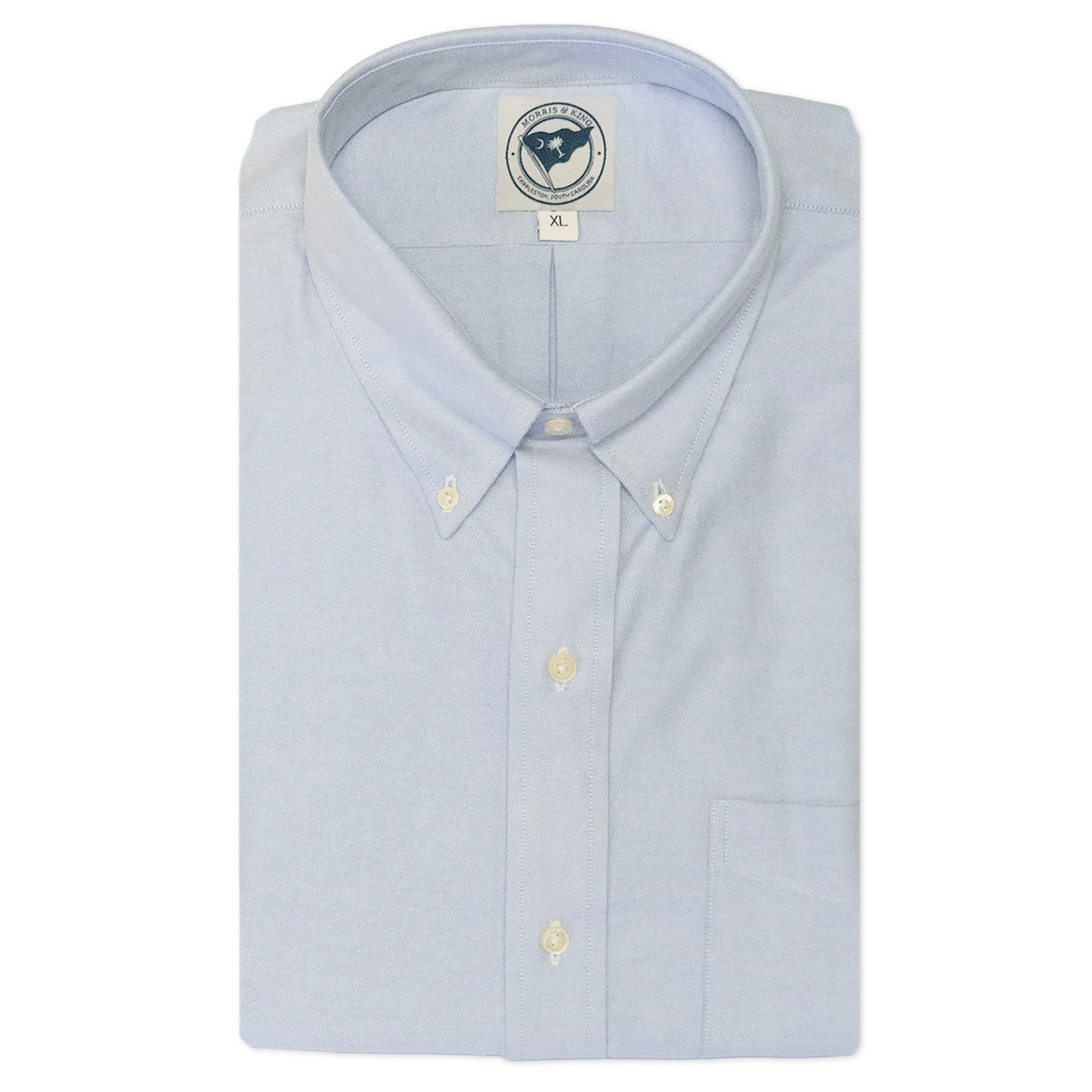 Blue Oxford Button Down Shirt