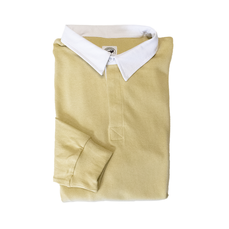 Buttery Yellow Rugby Shirt - Regular Fit
