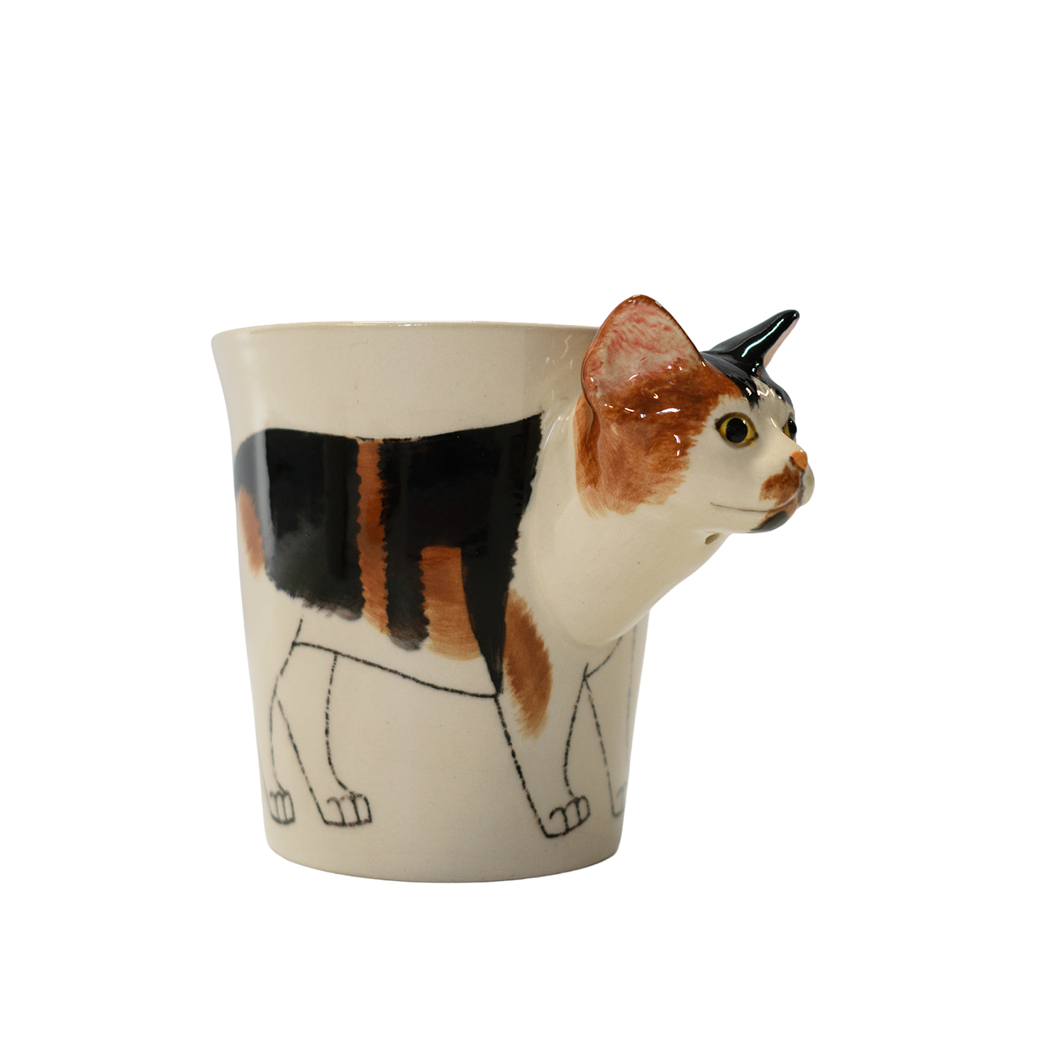 Calico Cat Mug