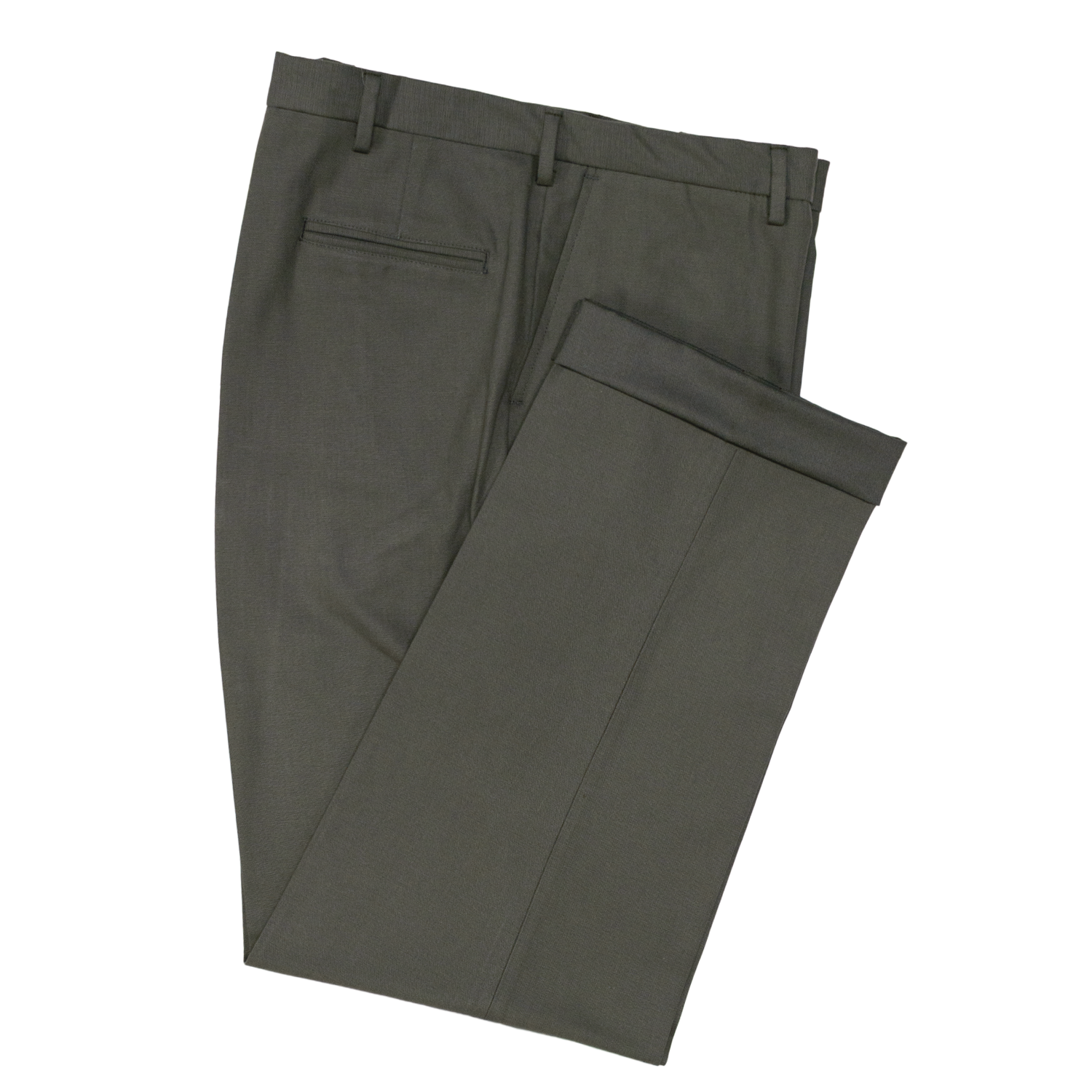 Graphite Brushed Canvas Pants - Classic Fit