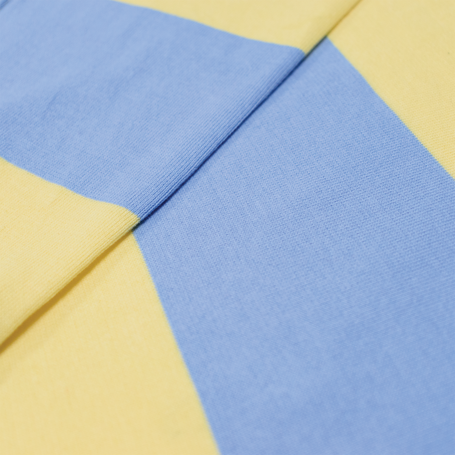 Carolina Blue / Sand Stripe Rugby Shirt - Regular Fit