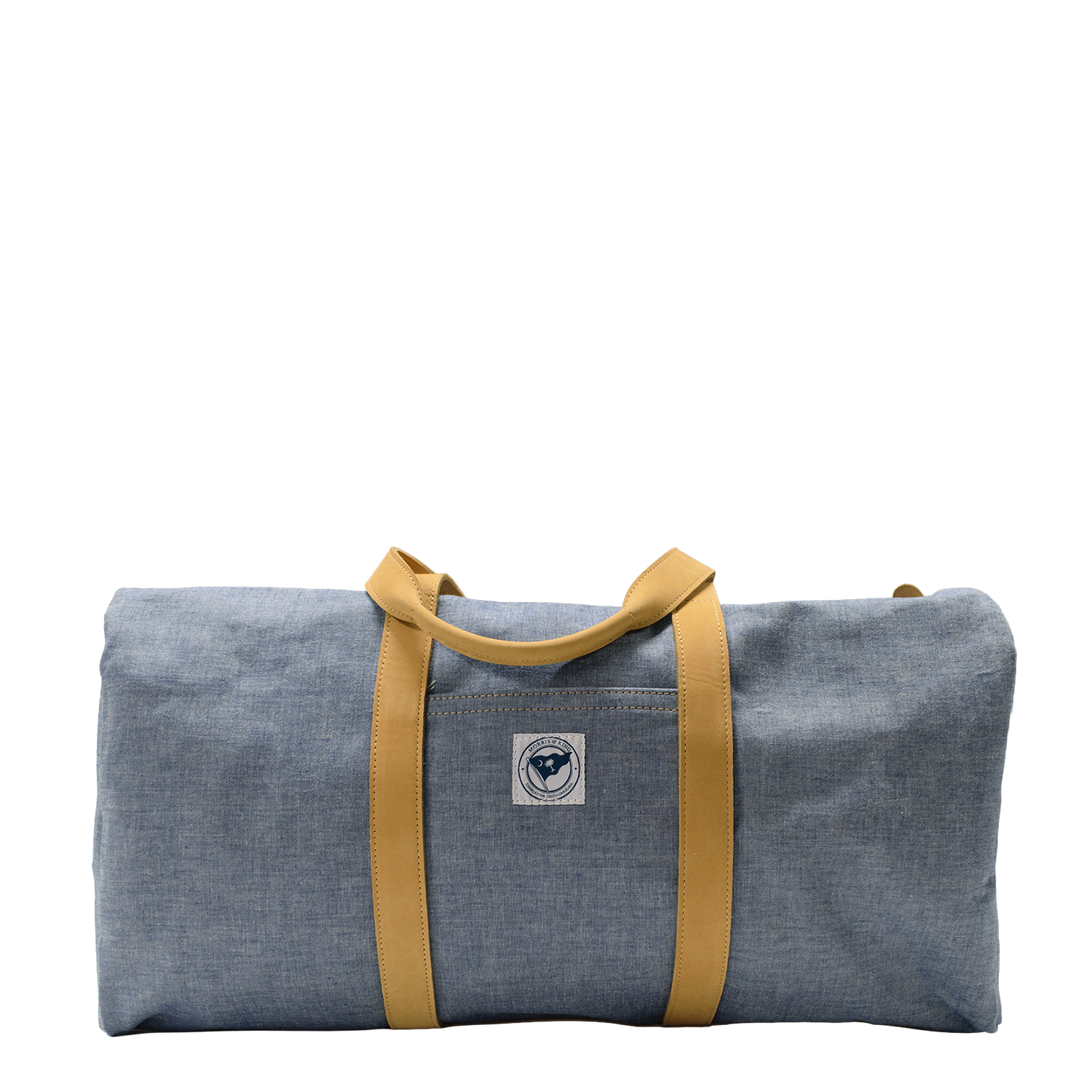Chambray & Leather Weekender Bag (Limited Edition)