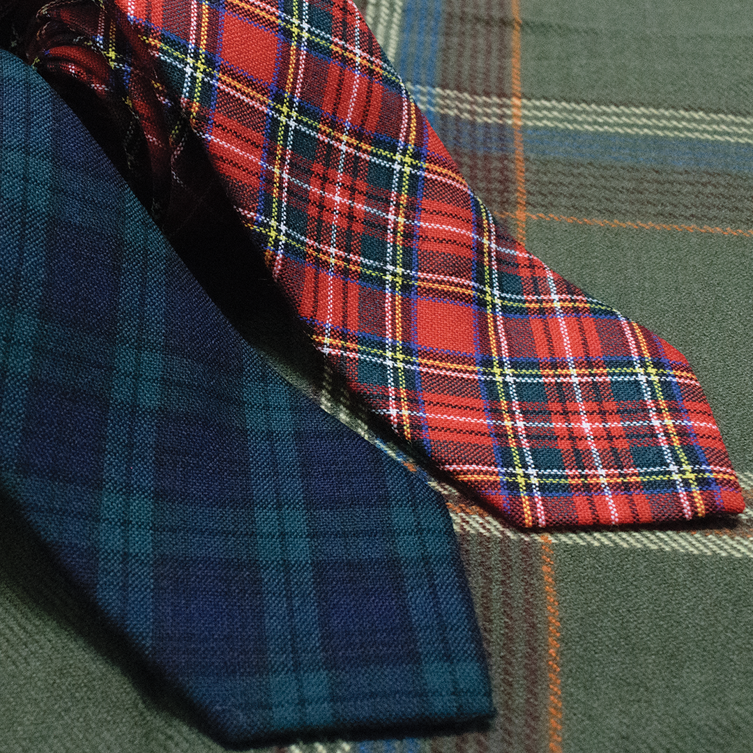 Black Watch Wool Tie