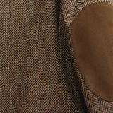 Brown & Olive / Blue Melange Herringbone Sport Coat