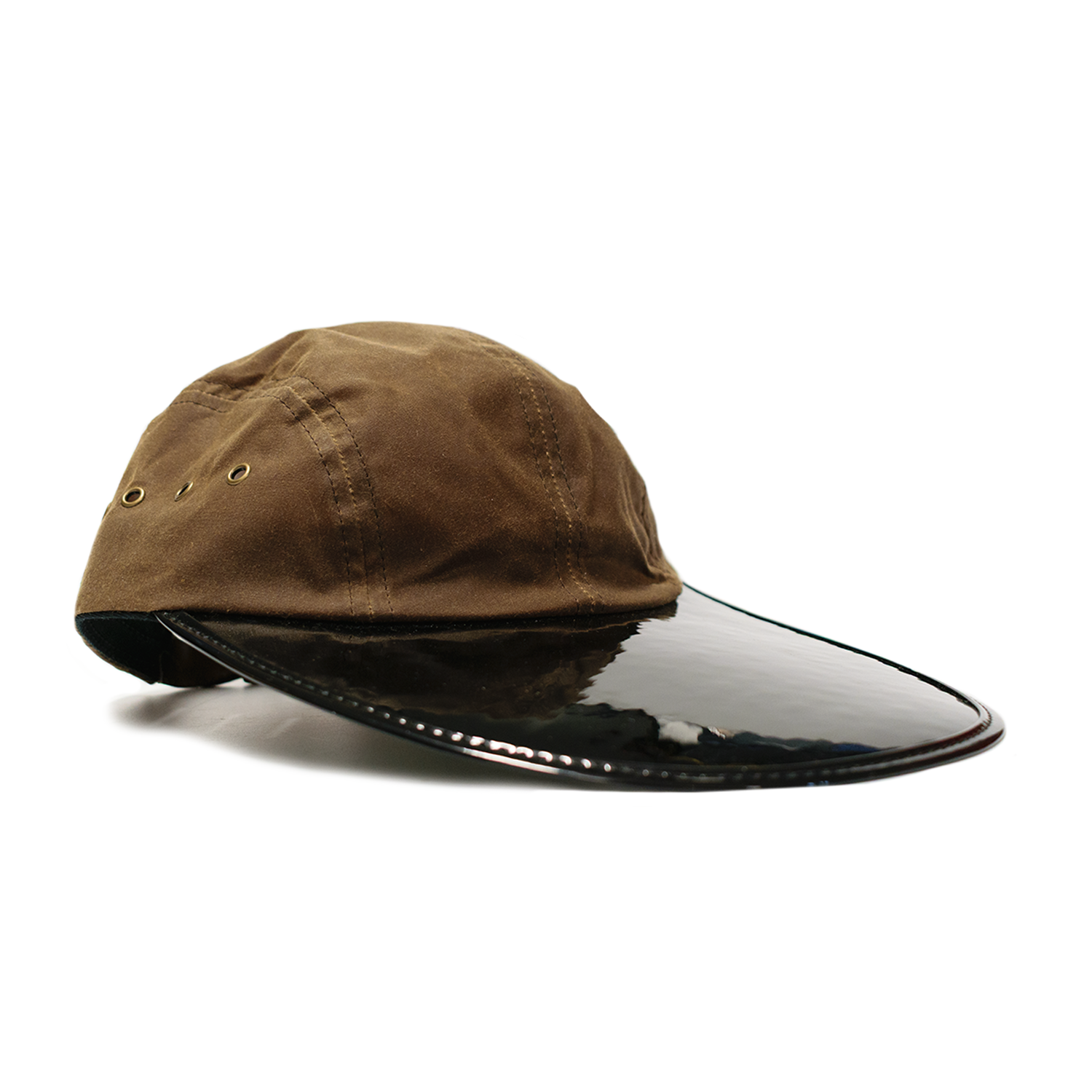 Coffee Waxed Canvas Oysterman Hat