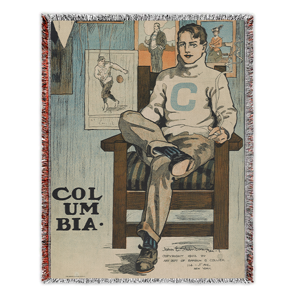 Columbia University (1902) Woven Blanket