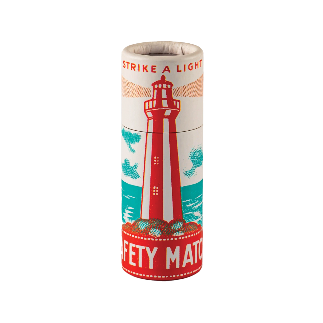 Lighthouse Safety Matches Cylinder