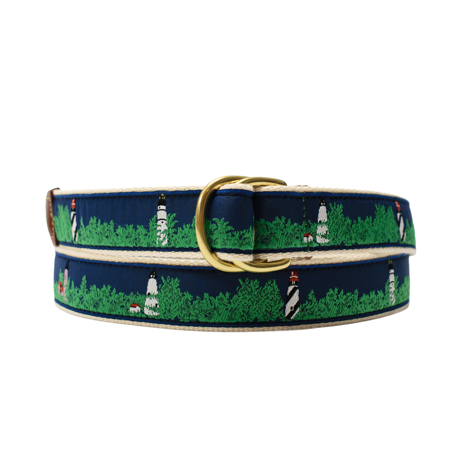 Natural Lighthouse D-Ring Belt