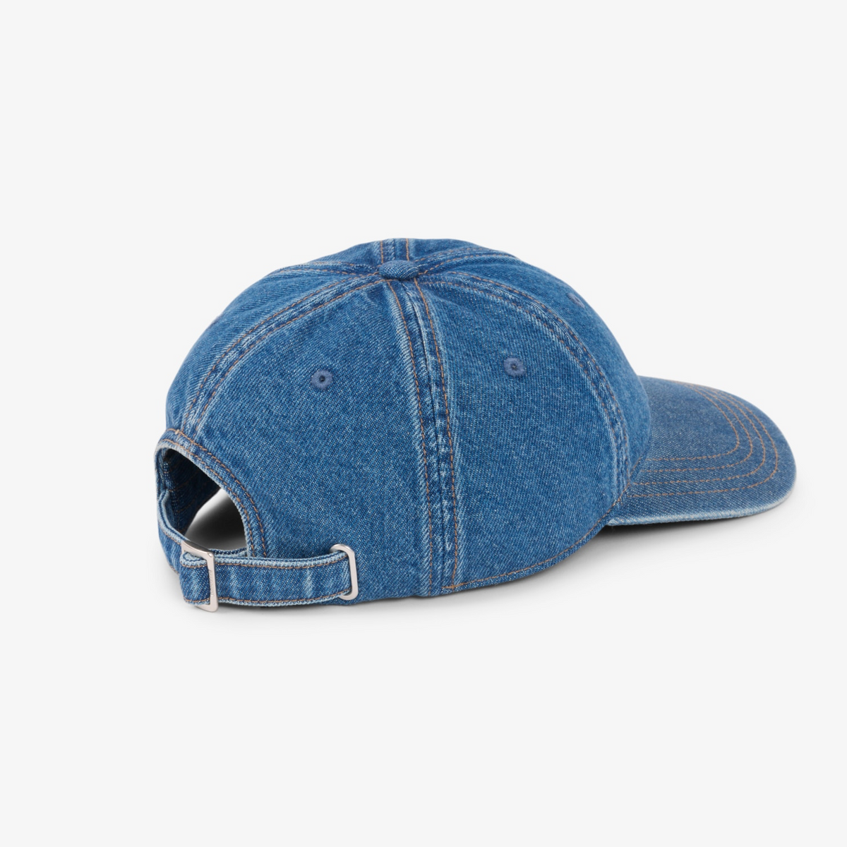 Dark Blue Cotton Denim Hat
