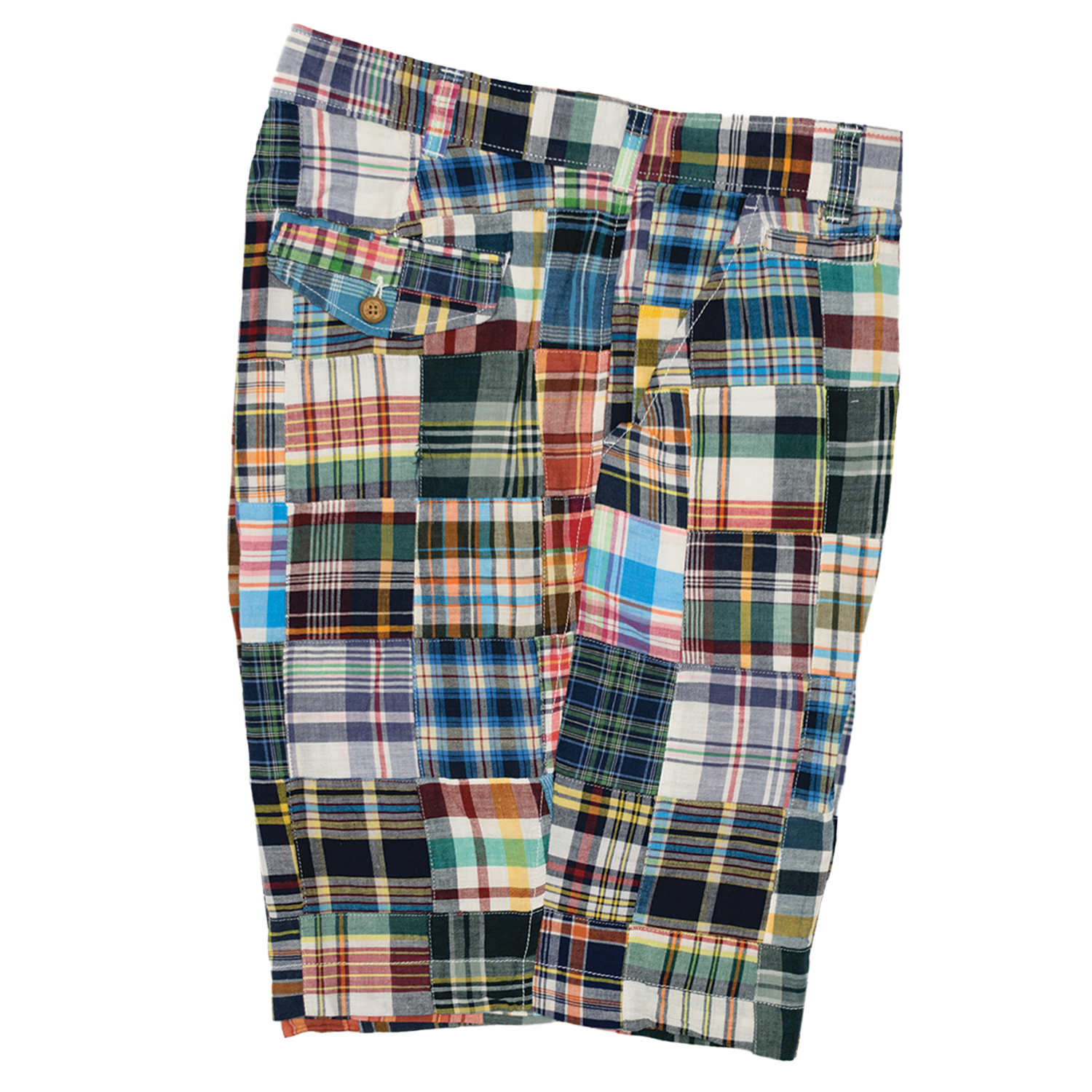Ocean Blue Featherweight Madras Shorts - Classic Fit