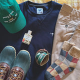 Dark Khaki Combed Cotton Pants - Classic Fit