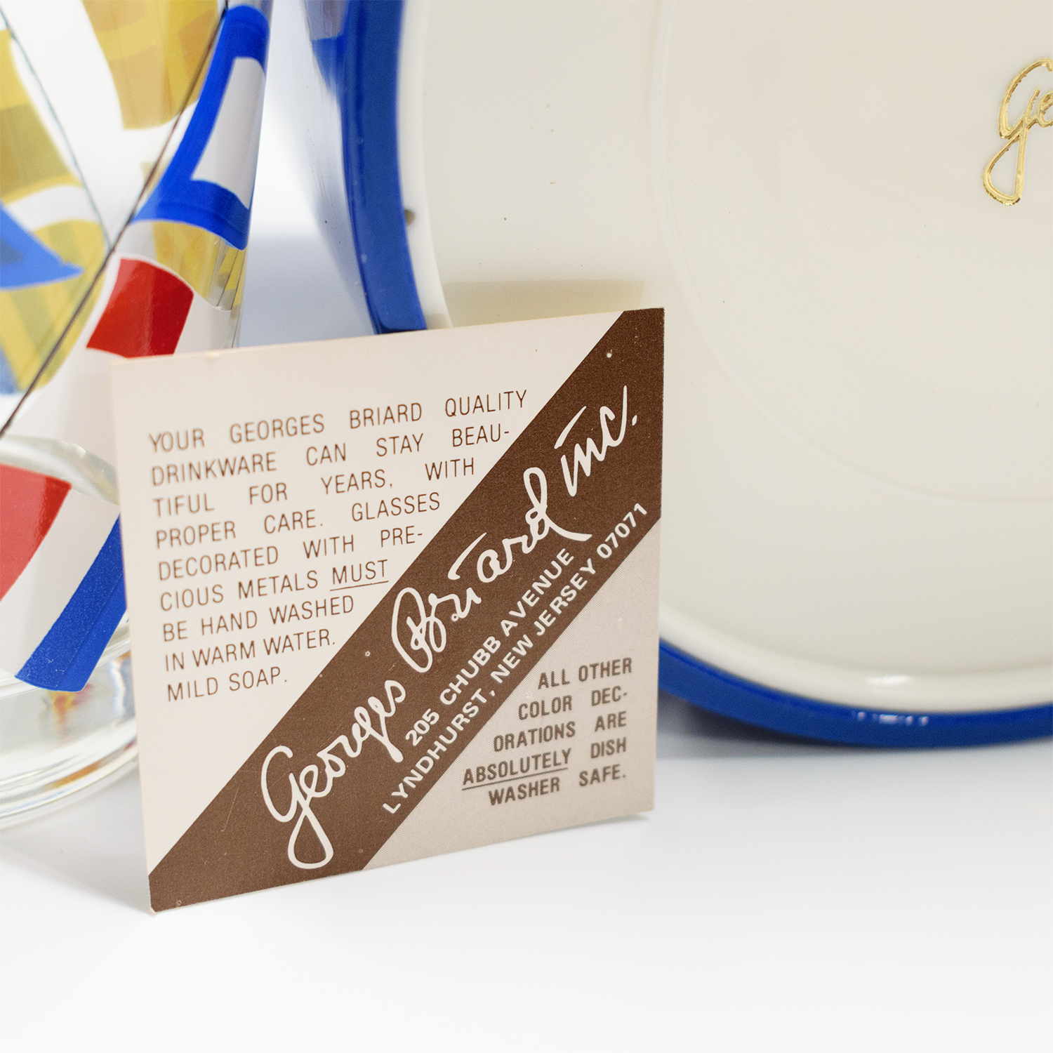 Signal Flag Double-Old Fashioned 5 Piece Set (1960s)