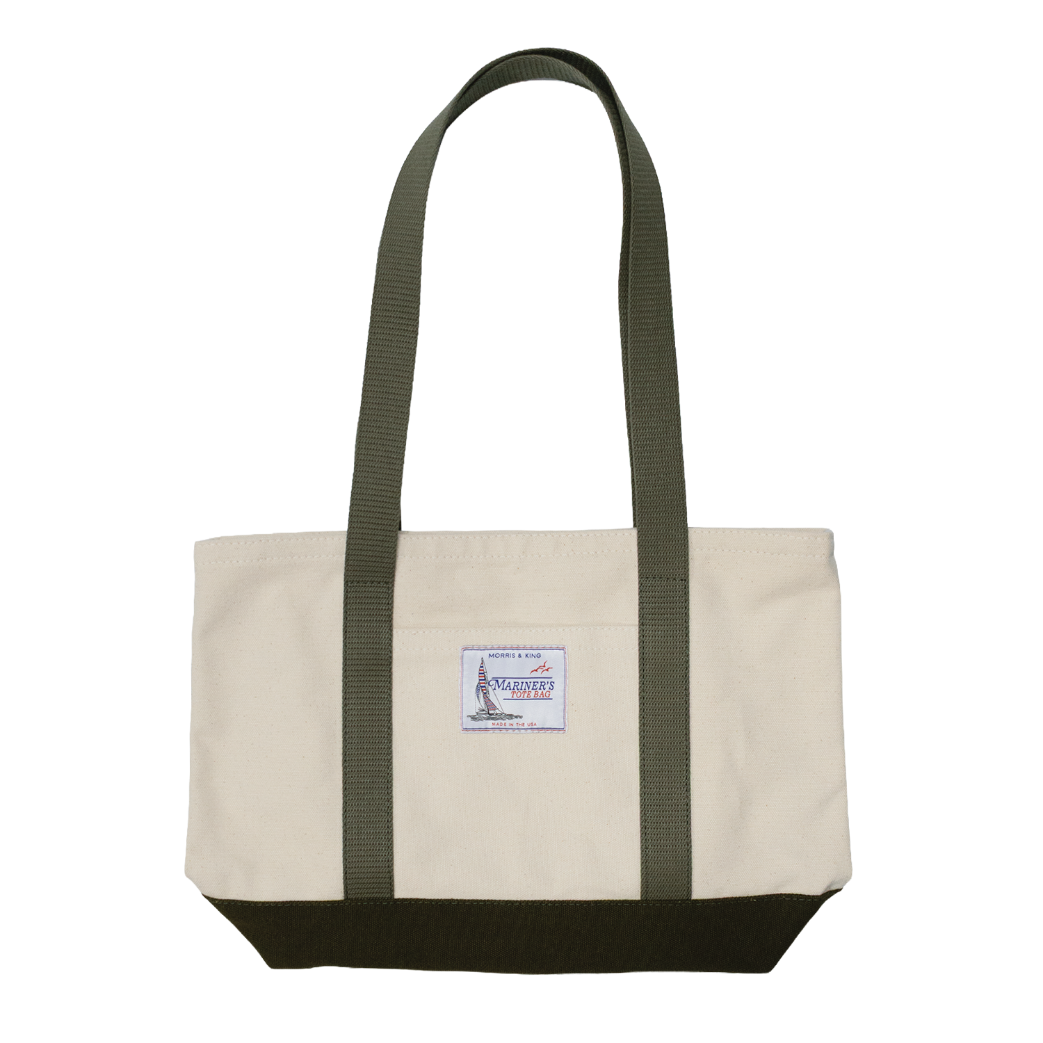 Natural / Olive Mariner's Tote Bag
