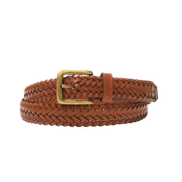 Braided Leather Belt