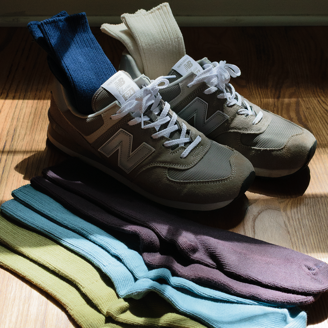 Navy Organic Cotton Socks