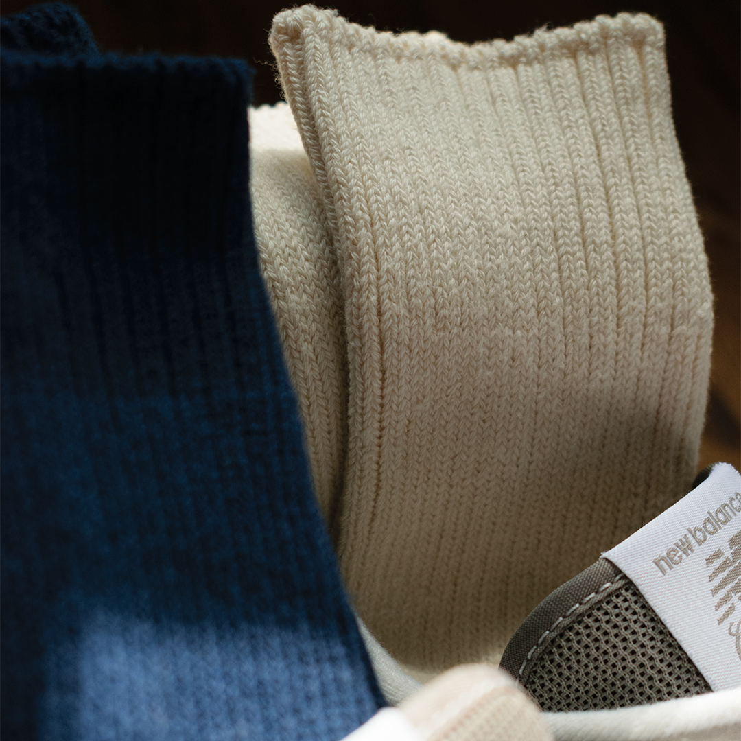 Navy Organic Cotton Socks