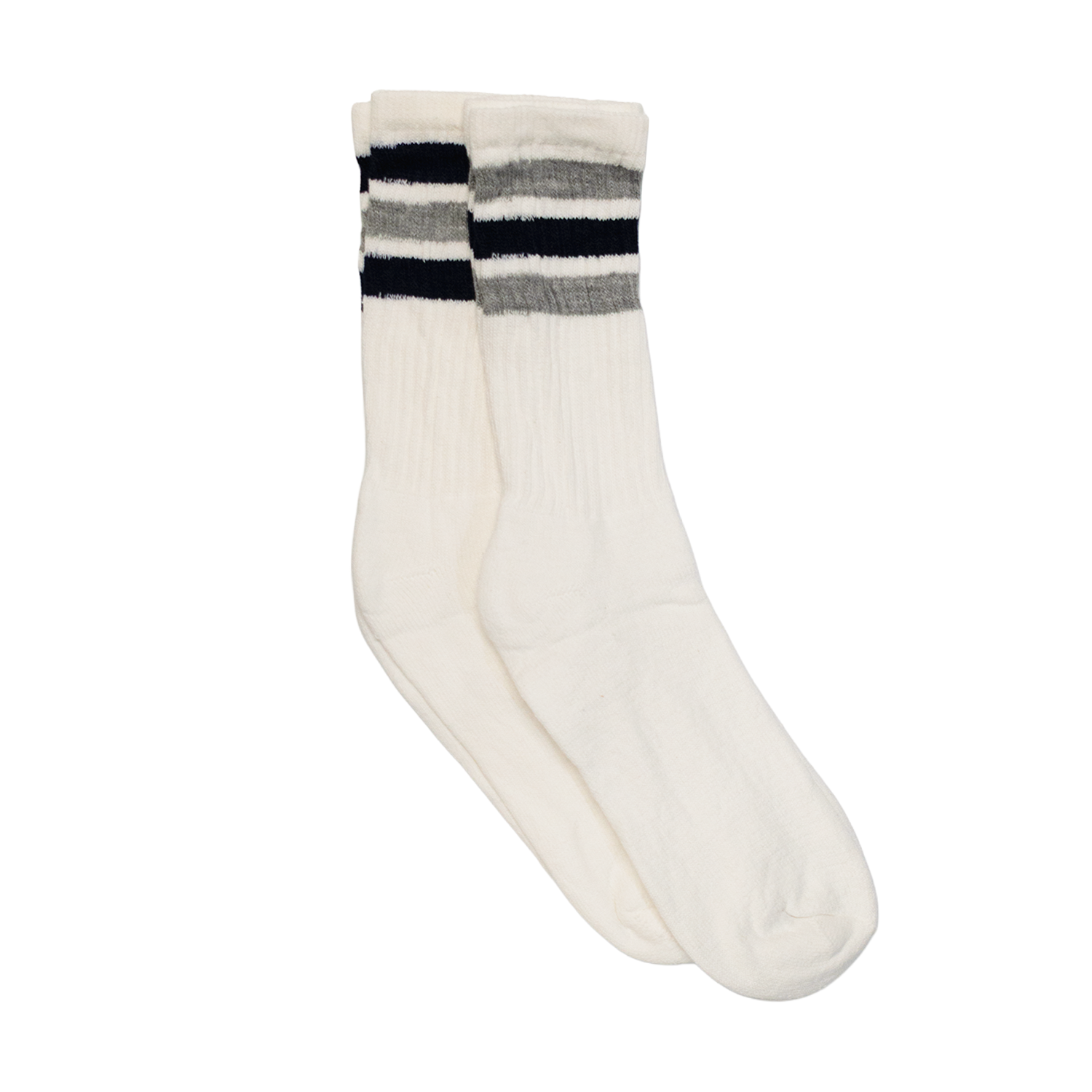 Blue / Silver Stripe Socks (2 Pack)