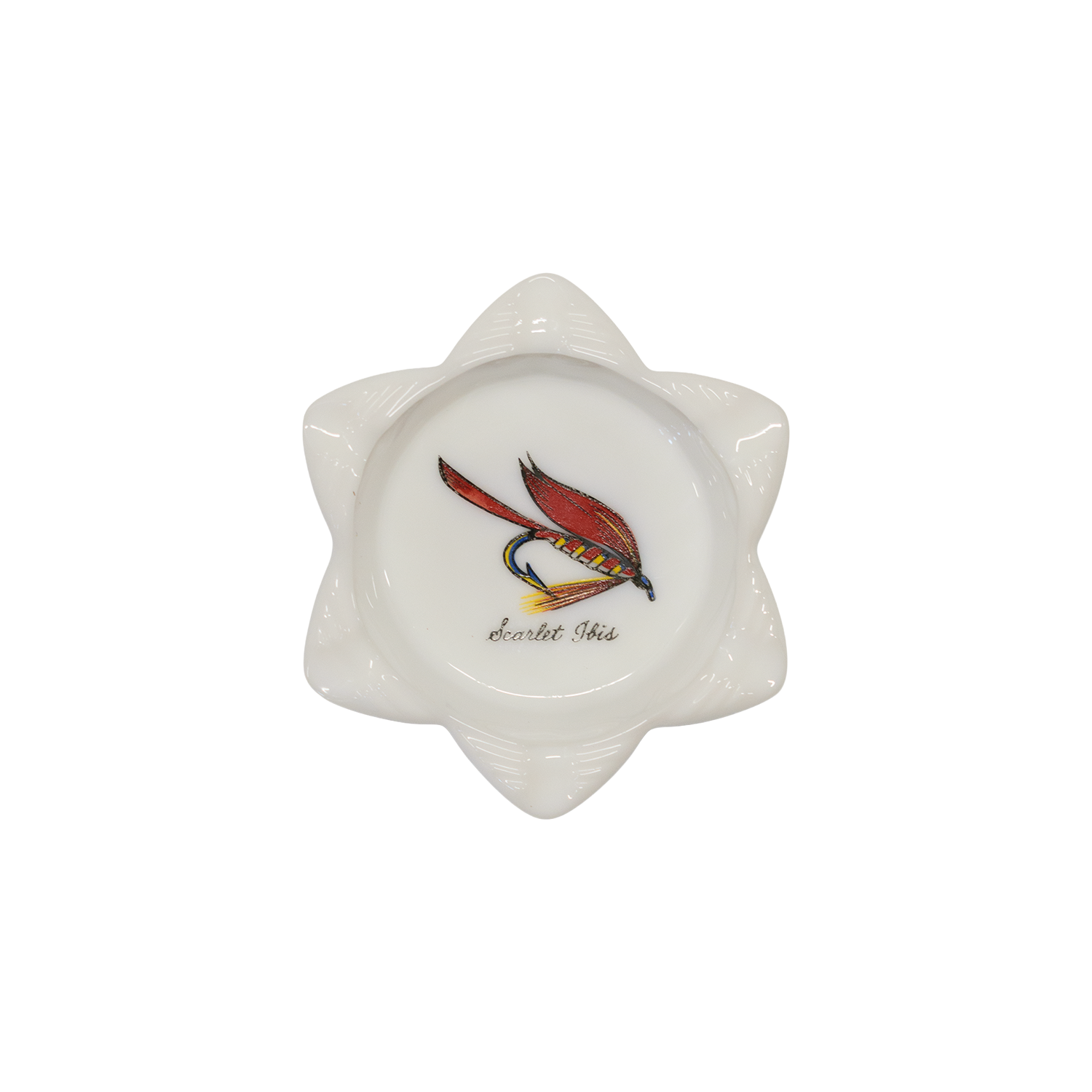 Fly Milk Glass Ashtray #4 (1970s)