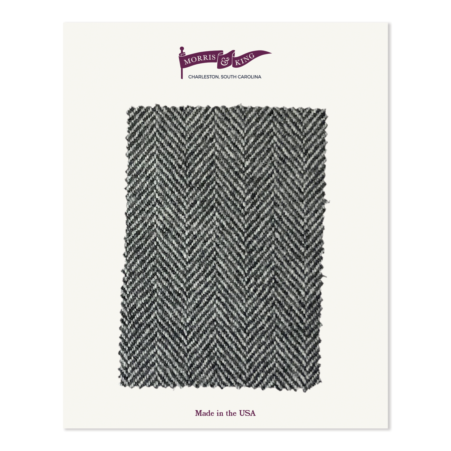 Grey Wool Cashmere Herringbone MTO Sport Coat