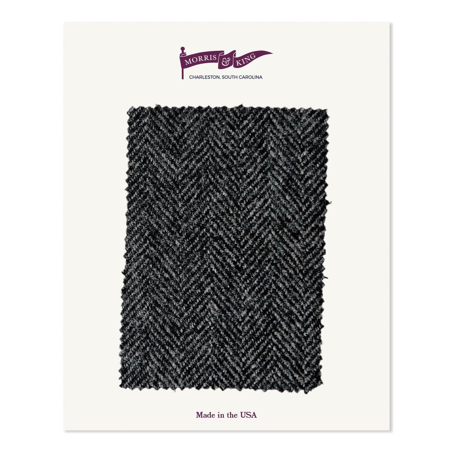 Charcoal Wool Cashmere Herringbone MTO Sport Coat