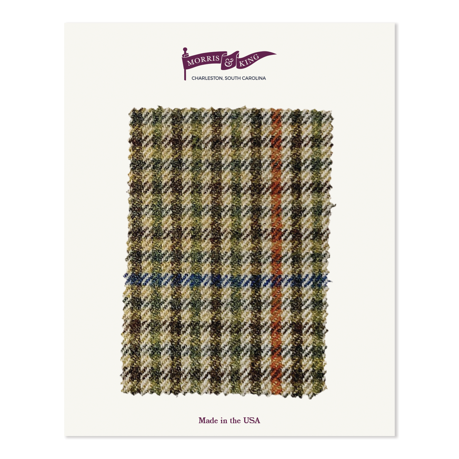 Tan, Brown, Olive, Blue, Lambswool Check MTO Sport Coat