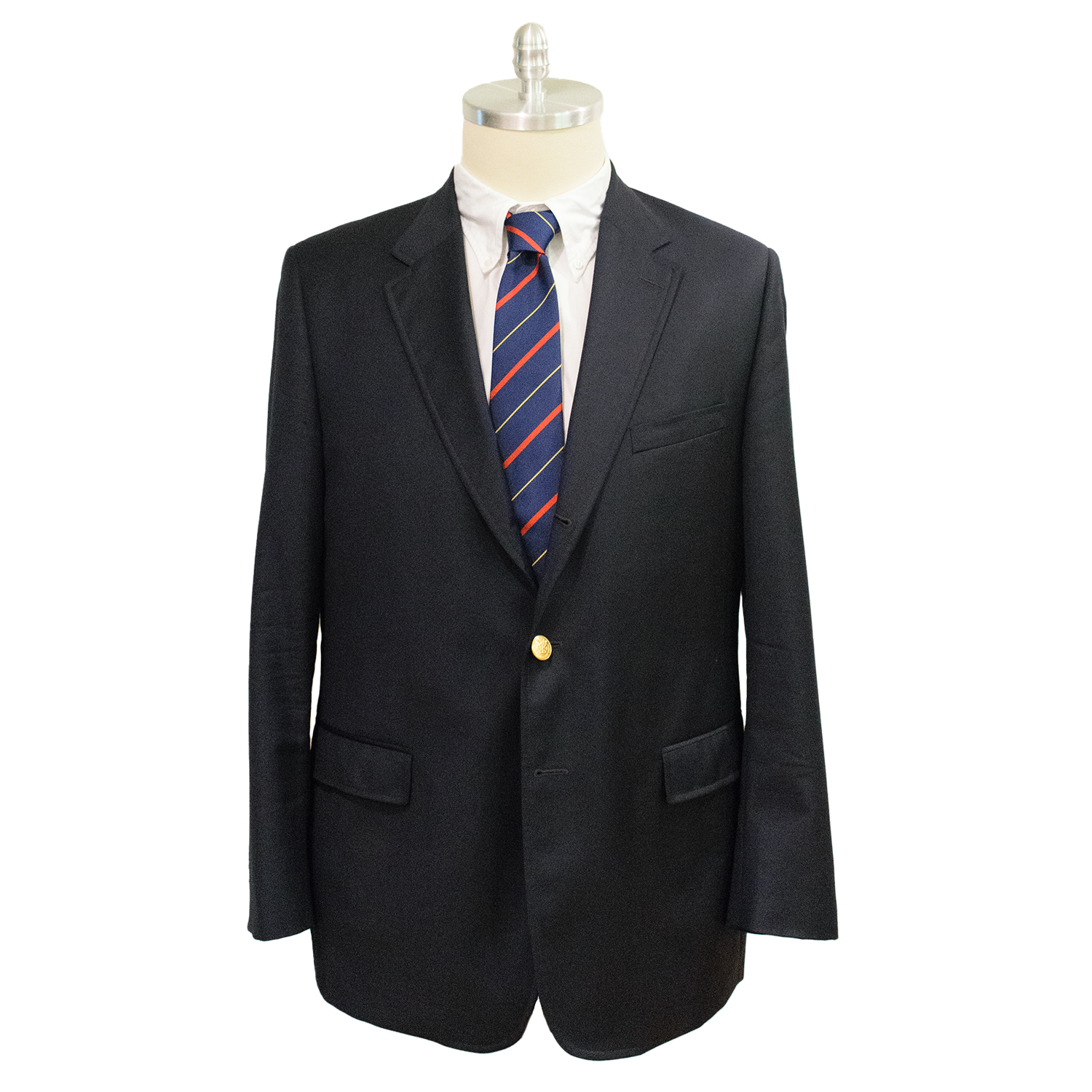 Navy Tropical Wool Blazer