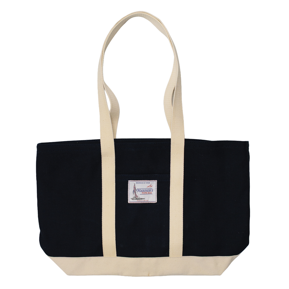 Navy / Natural Mariner's Tote Bag