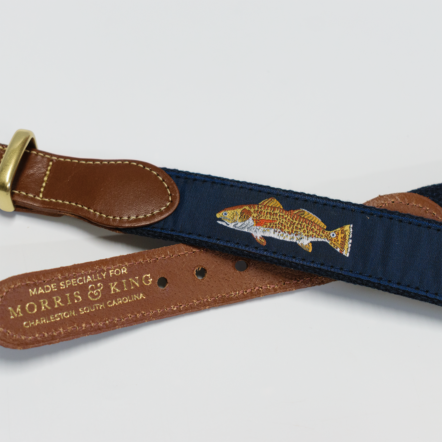 Navy Red Drum Belt