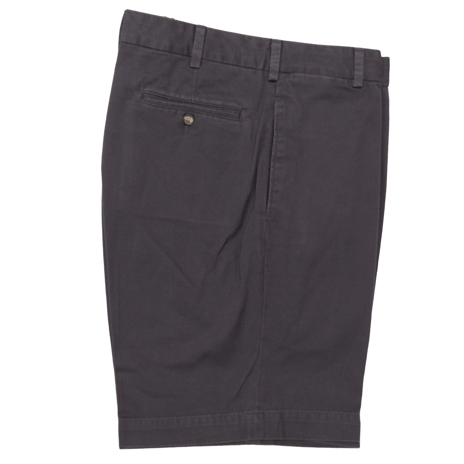 Navy Combed Cotton Shorts - Classic Fit