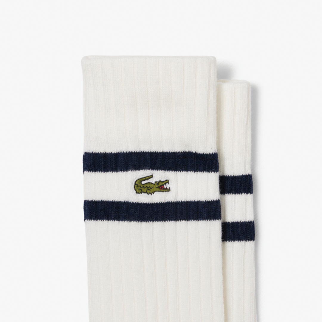 Navy Blue / White Stripe Socks (2 Pack)