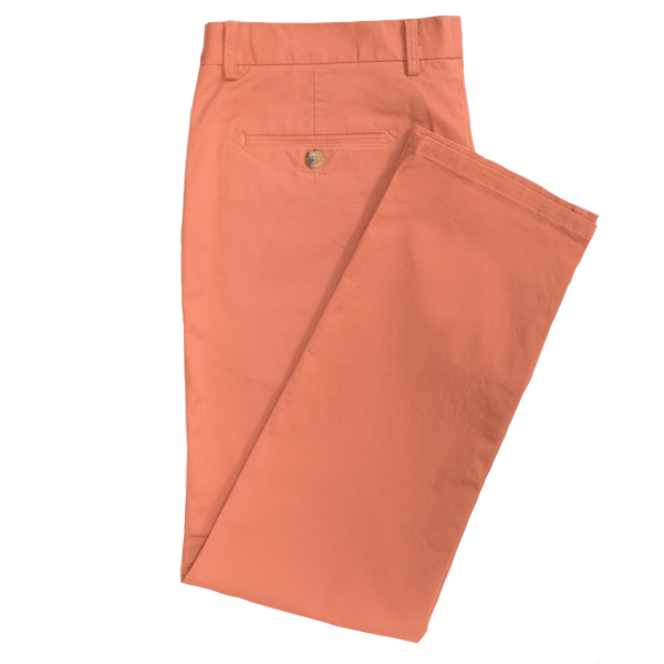 Carolina Coral Twill Pants - Trim Fit
