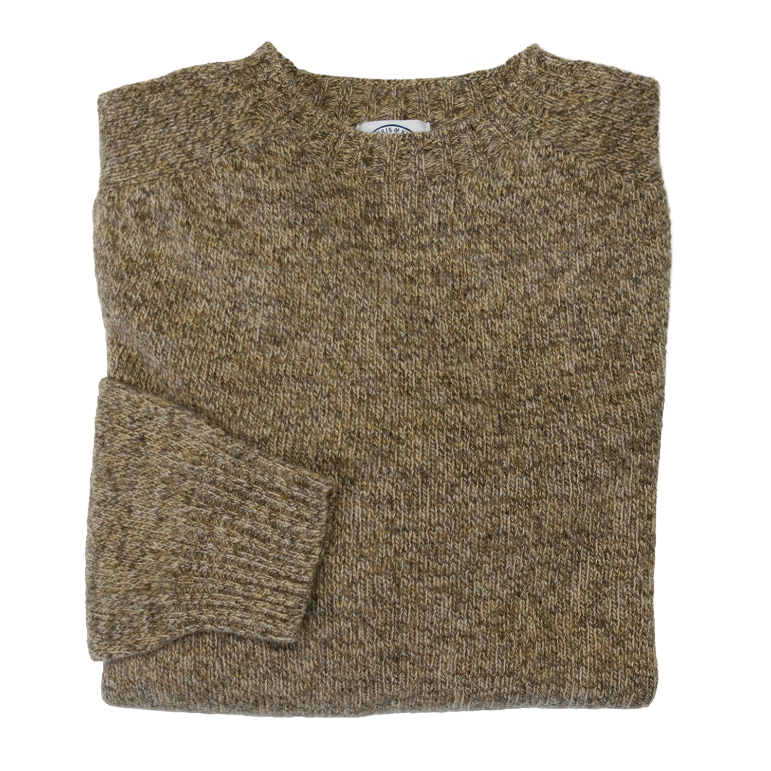 Pebble Scottish Shetland Wool Sweater